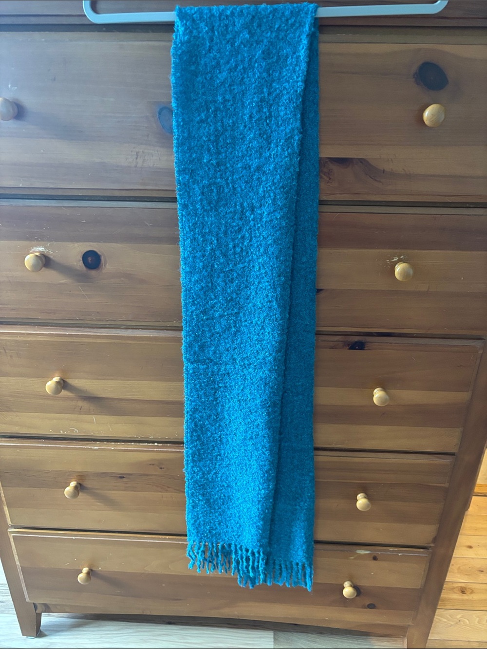 Soft Teal Women’s Cozy Scarf - Lightweight Winter Wrap